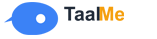 TaalMe logo zwart